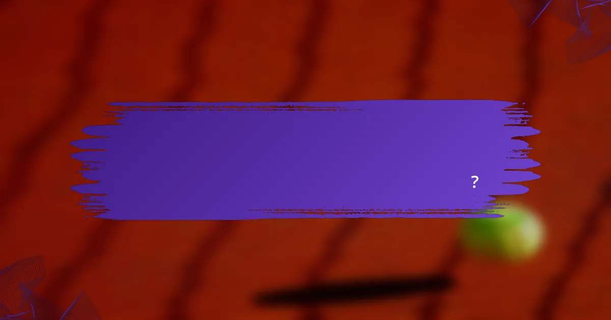 বাংলাদেশে শীর্ষ টেনিস খেলোয়াড়দের জন্য কী কী মূল কার্যকারিতা মেট্রিক রয়েছে?