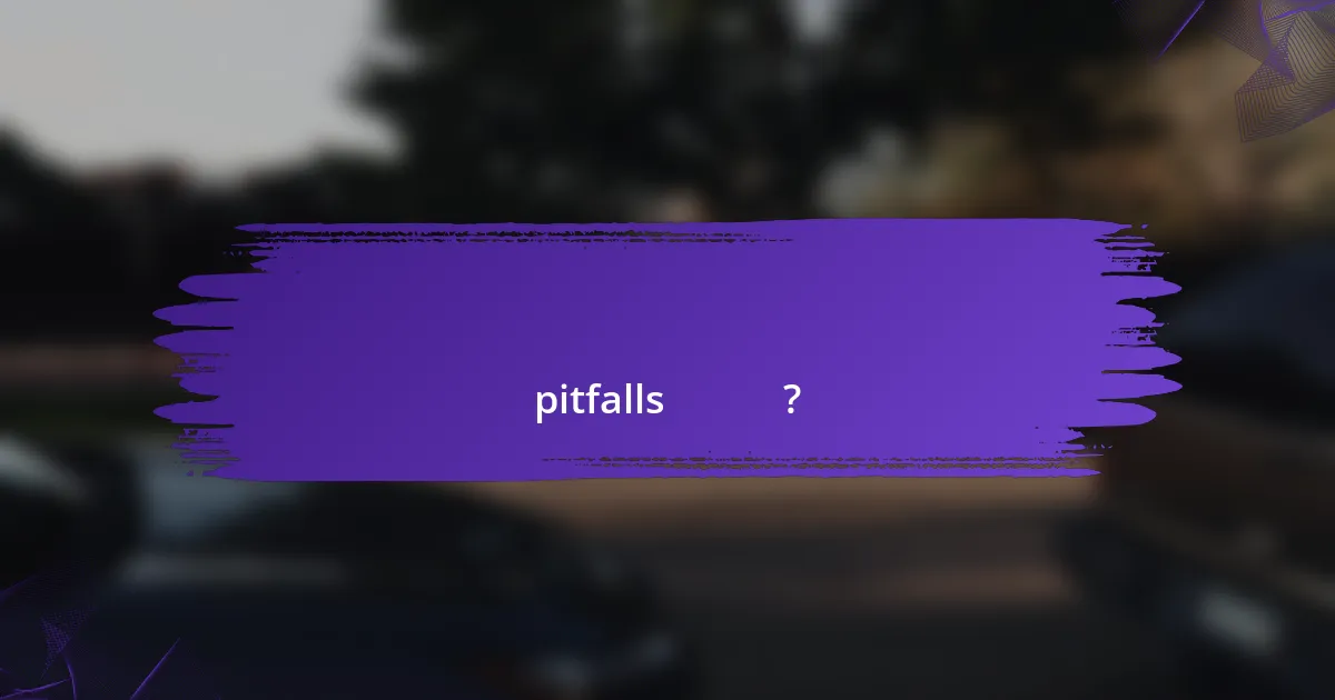 টেনিস পরিসংখ্যান বিশ্লেষণে সাধারণ pitfalls কী কী?